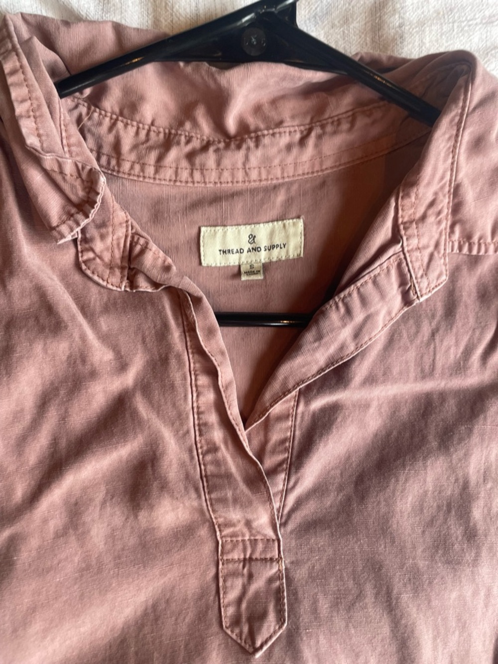 Thread & Supply Dusty Rose Mini Dress